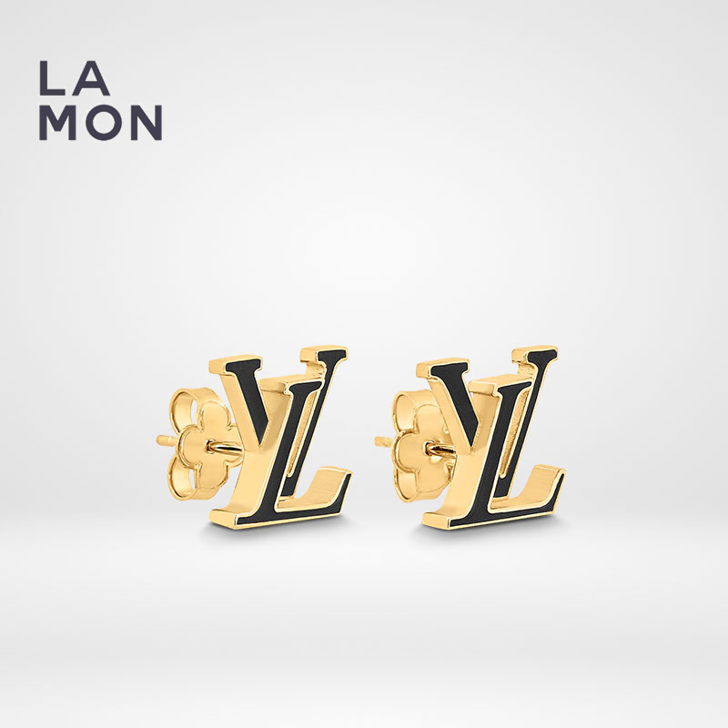ルイ ヴィトン ピアス LOUIS VUITTON M01135 LV Iconic Enamel
