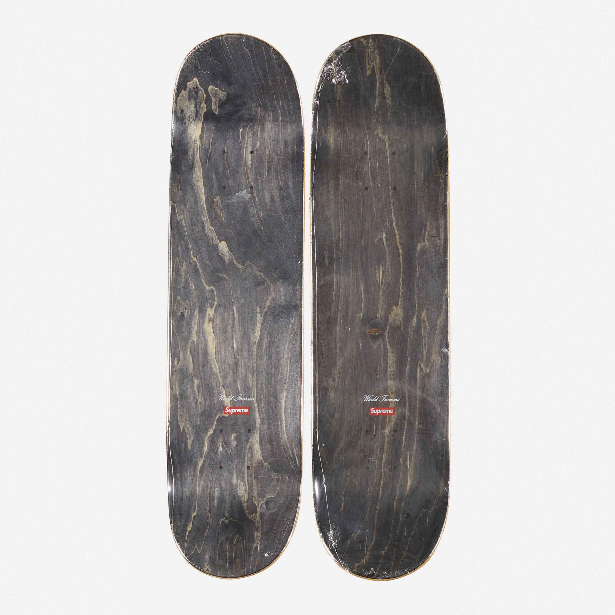 139: SEAN CLIVER X SUPREME, Eagle skateboard decks (Red and Black