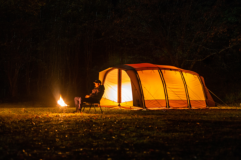 数量限定】人気トンネル型2ルームテント「アポロン」にT/Cバージョンが