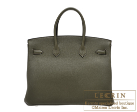 エルメス バーキン35 オリーブグリーン トゴ シルバー金具 | エルメス