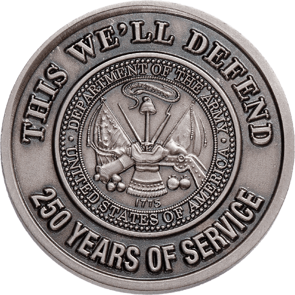 1775-2025 250 Years of Service Continental Army Challenge Coin
