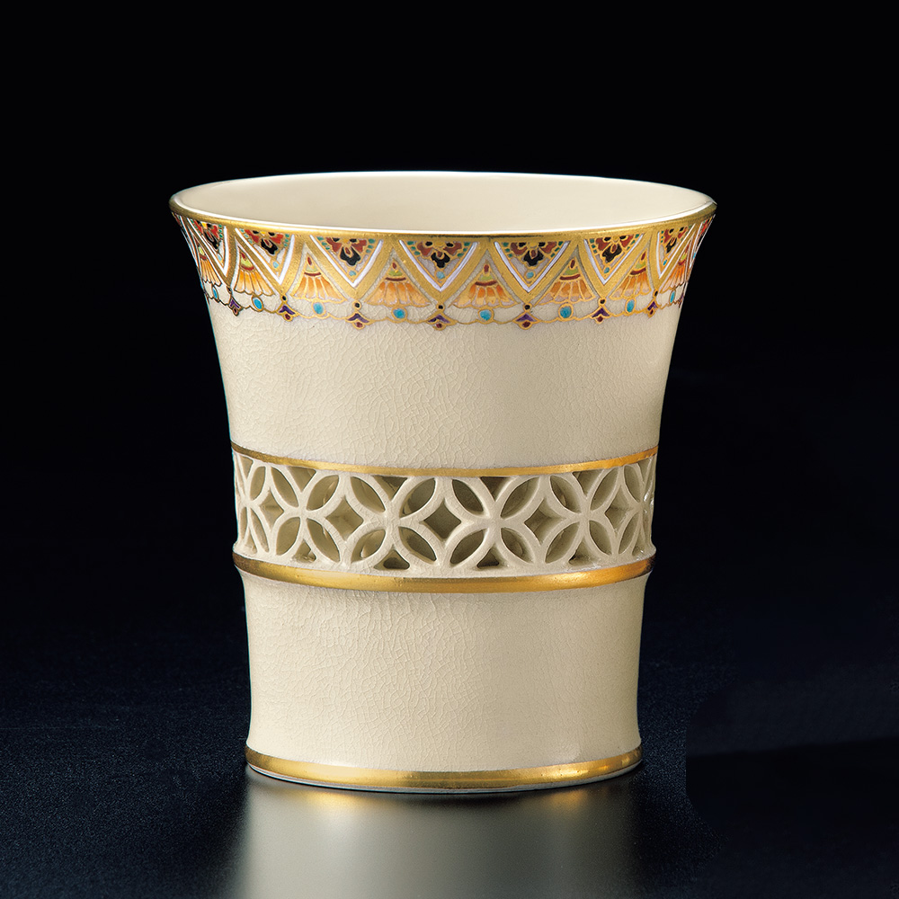 十五代 沈壽官 薩摩焼／七宝透タンブラー | ライトアップオンラインストア