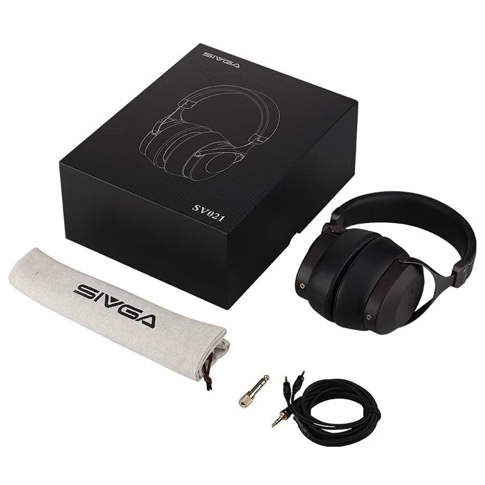 Linsoul Audio-Sivga SV021 Classic Wooden Closed Back Wired Headphone