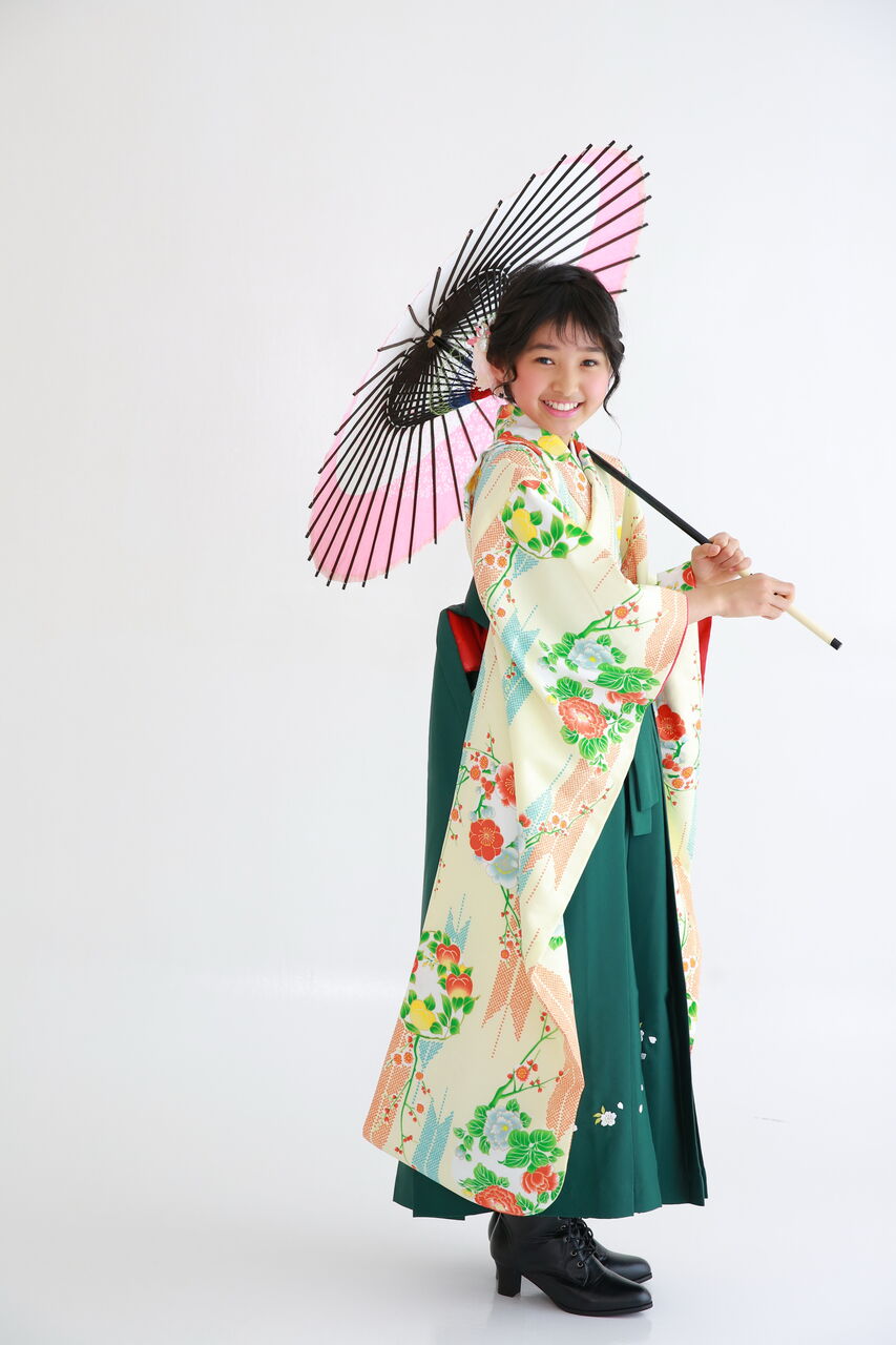 ハーフ成人式着物、卒業袴 コーディネート 【ライフスタジオ横浜青葉店