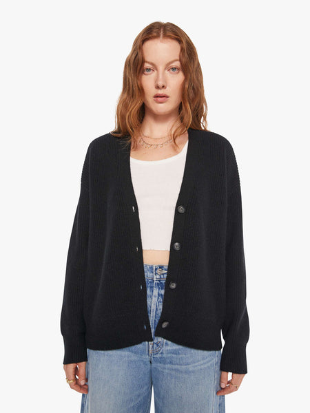 XiRENA Ramona Cardigan - Black | MOTHER DENIM