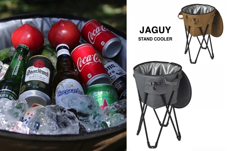 抜群の保冷性能、大人数でのキャンプやBBQにはこれ。スタンド式