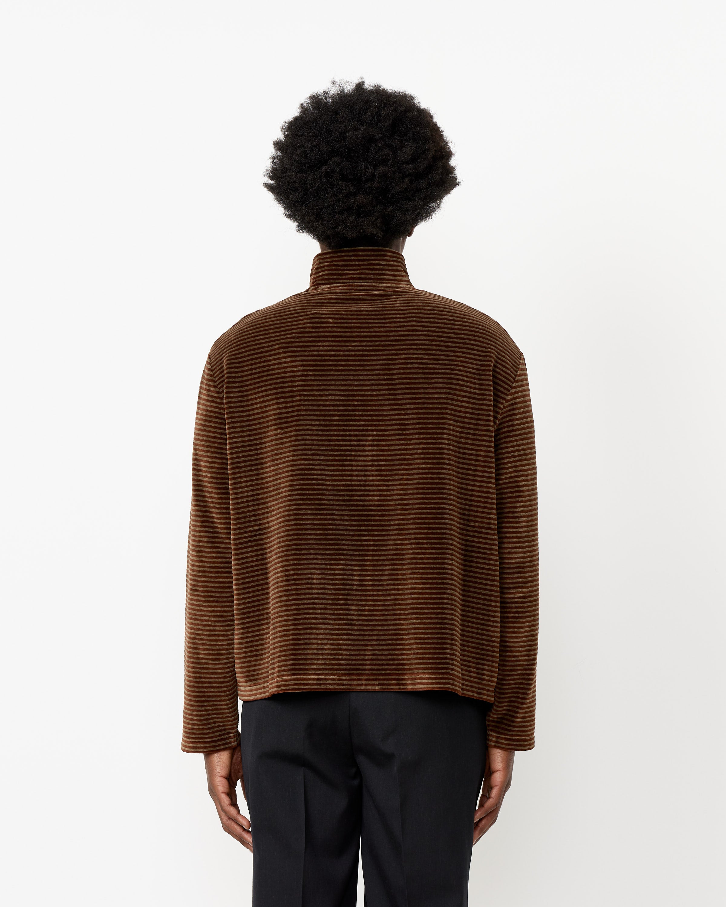 Shrunken Full Zip Polo