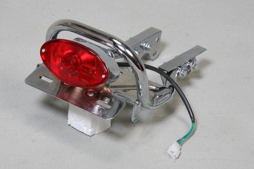 320wモンキー用 テールマウント付グラブバー キャッツアイテール付