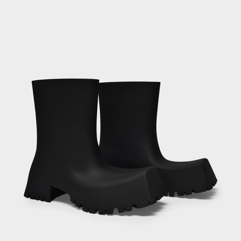 Trooper Rubb Ankle Boots - Balenciaga - Black