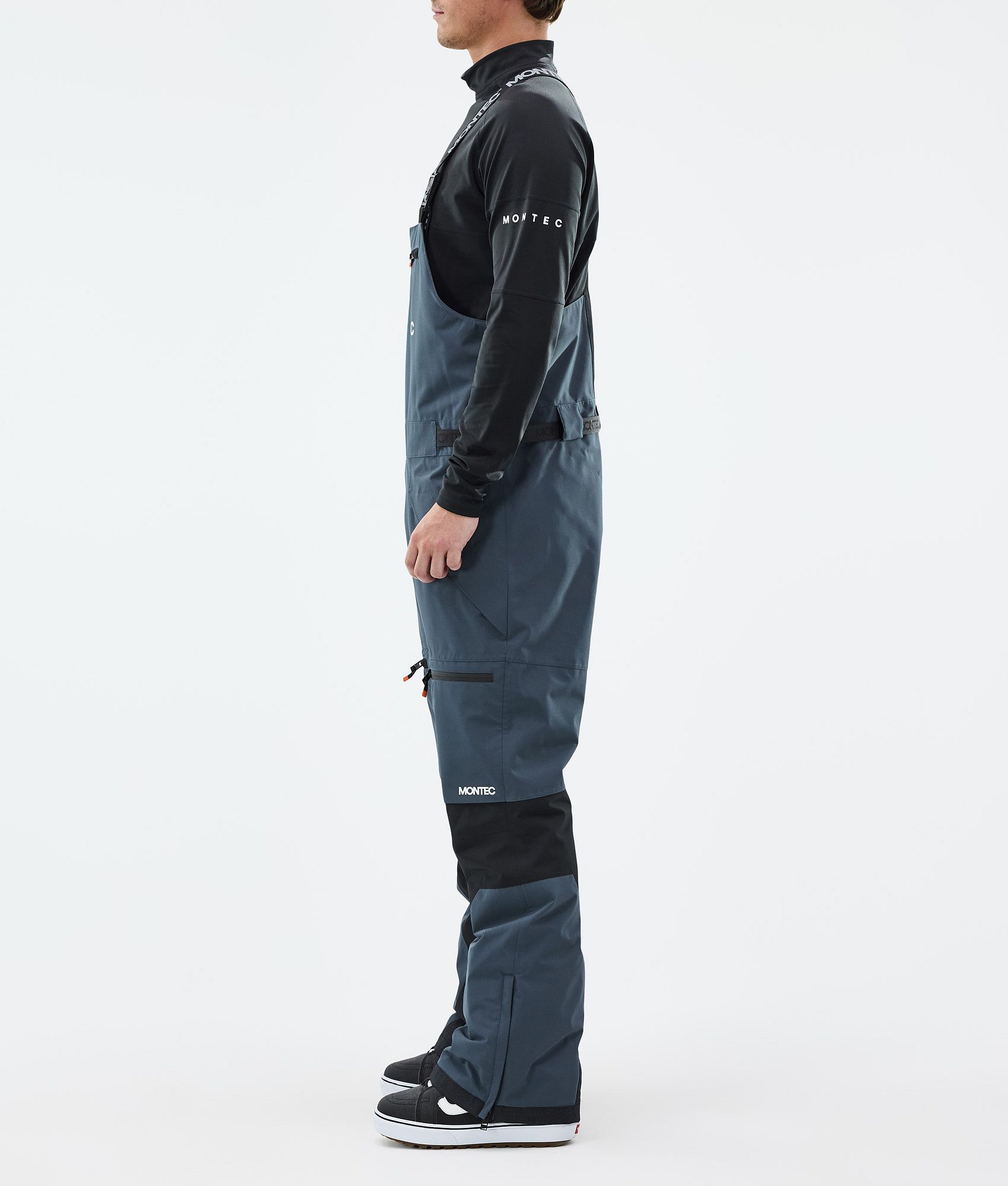 Montec Arch Snowboard Pants Men Metal Blue/Black | Montecwear CA