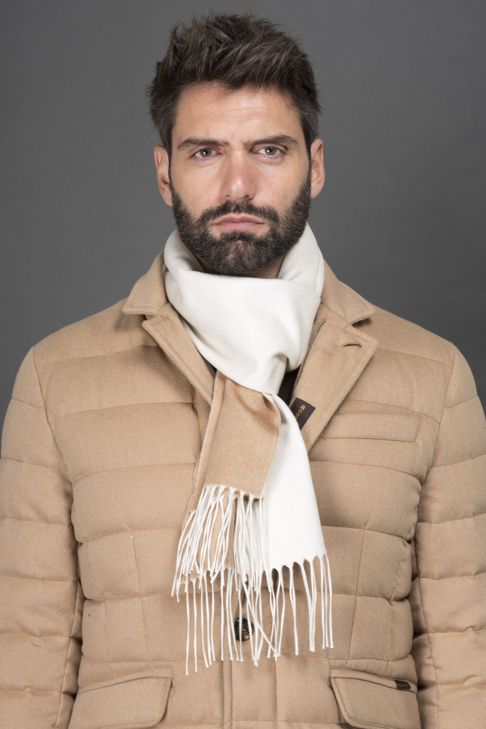 メンズ 高級アクセサリー：ウールマフラー＆レザー手袋 | MooRER®