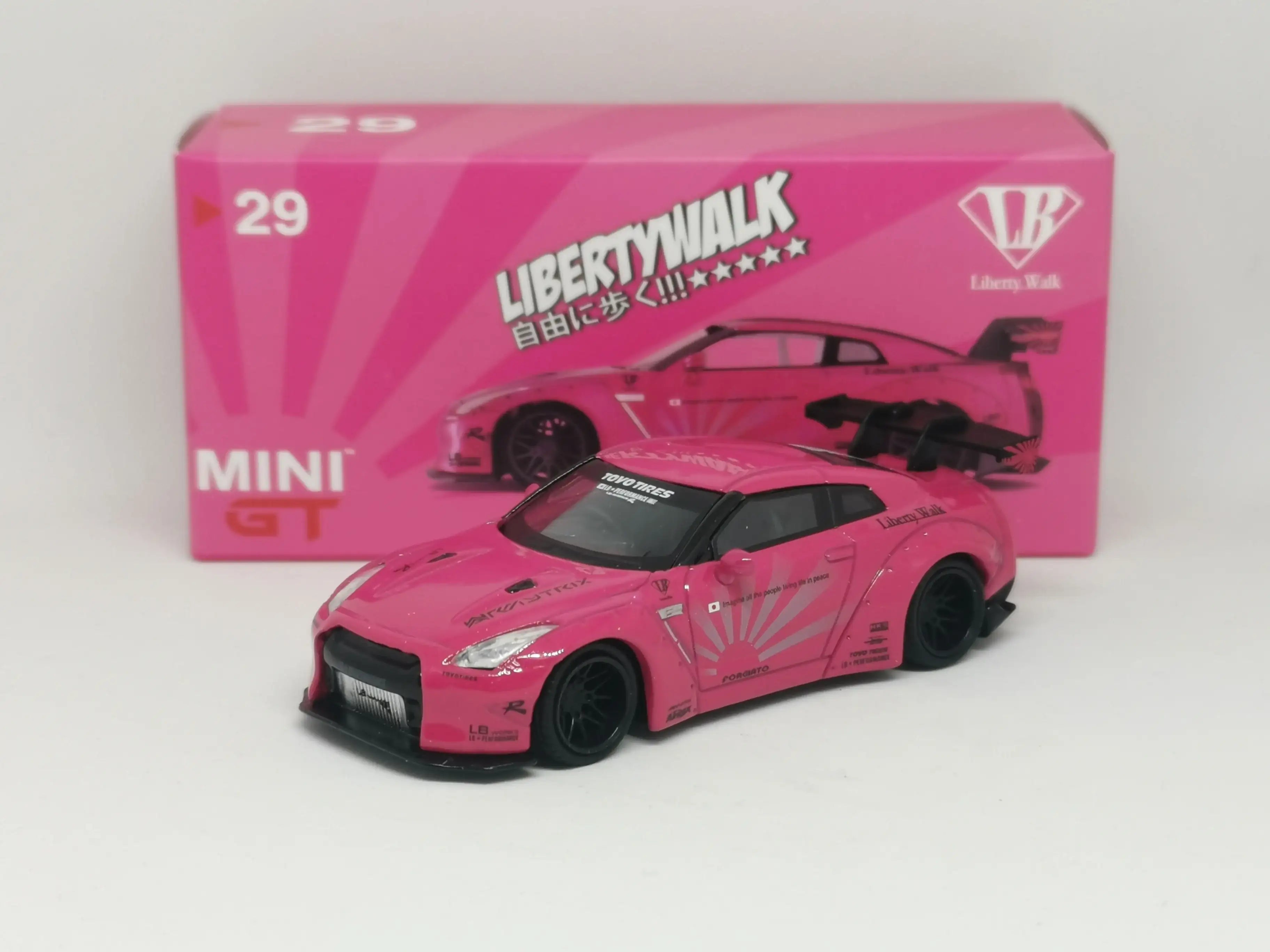 Mini GT #29 LB Works Nissan GT-R Candy Pink – Mobile Garage HK