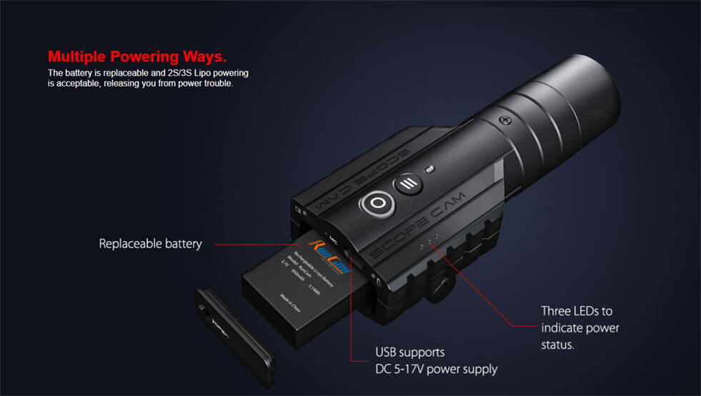 RunCam Scope Cam Lite (40mm) airsoft cam [RC-SCOPECAMLITE-L40