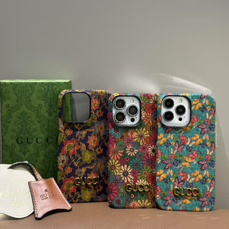 gucci iphone17 ケース 花柄 グッチ アイ フォン ケース スマホケース