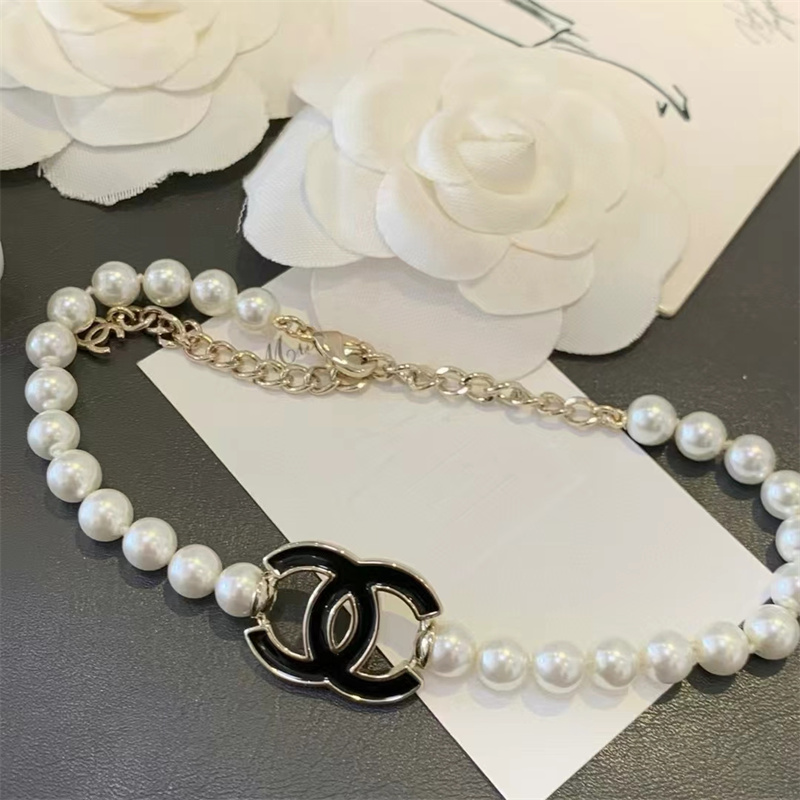 シャネル パール ネックレス ハイ ブランド チョーカー CCチャーム