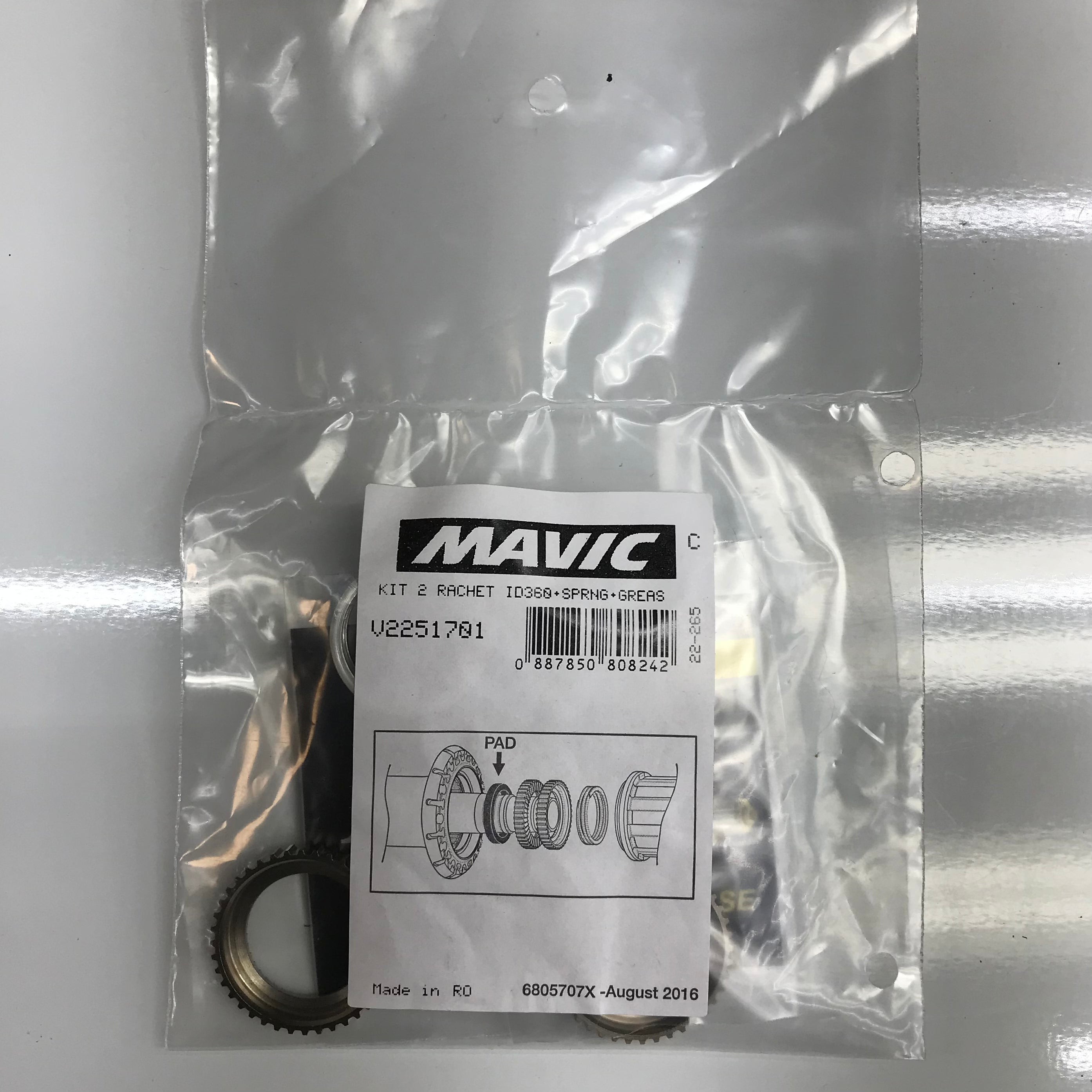 Mavic ID360 Ratchets and Spring Kit V2251701 | Road and Gravel