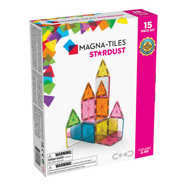 MAGNA-TILES® Stardust 15 Piece Magnetic Building Playset – Maziply