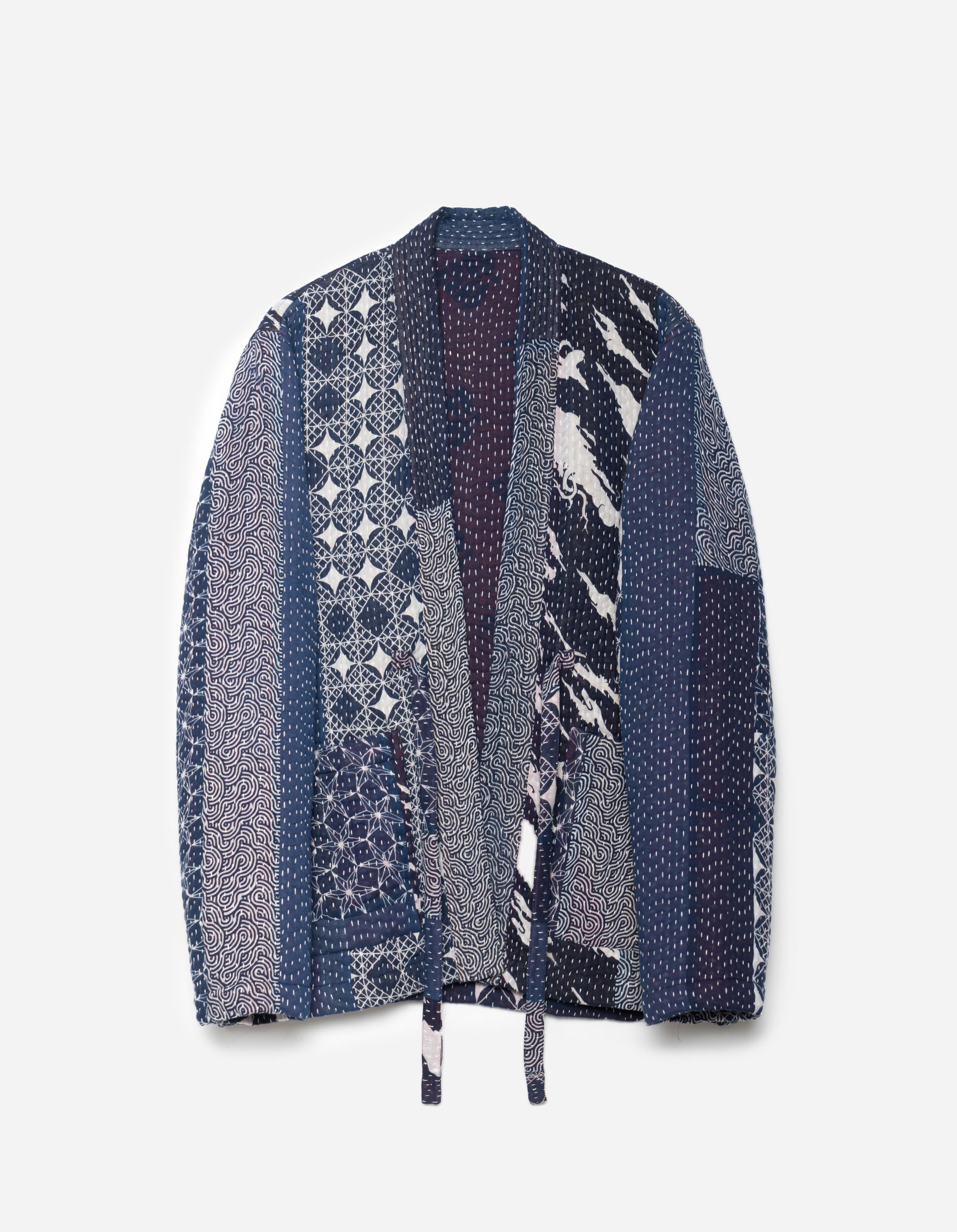 1470 Mahaboro Kimono Jacket Navy/Ecru – Maharishi