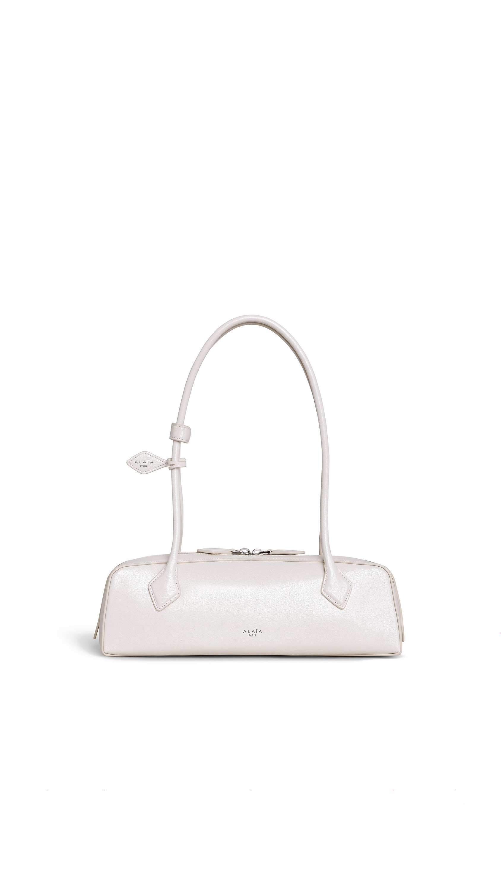ALAÏA IVORY LE TECKEL MEDIUM BAG IN GOATSKIN | ALAÏA US
