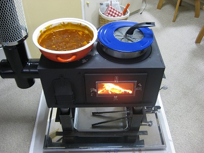 角型3面窓付薪ストーブ”FIRE SIDE”キャンプセット 商品詳細