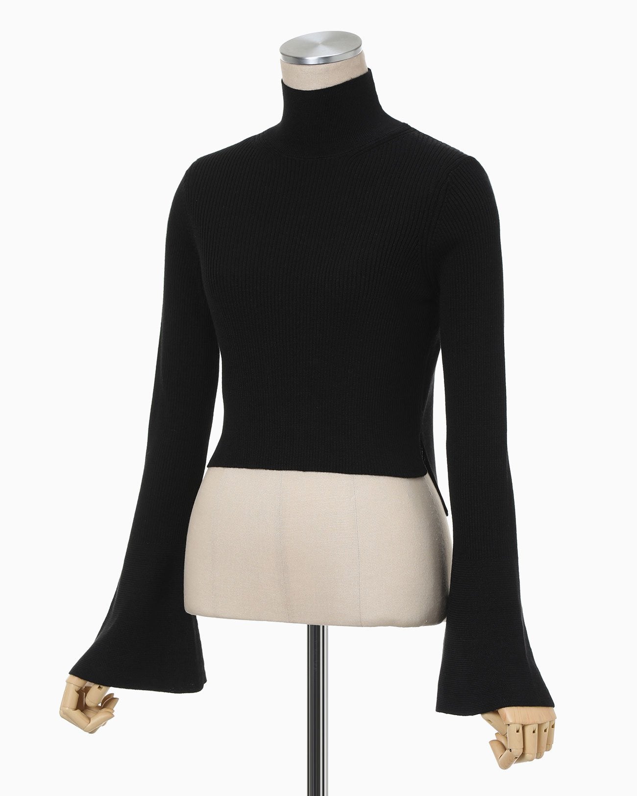 7 Basic Silk High Neck Knit Top - Mame Kurogouchi