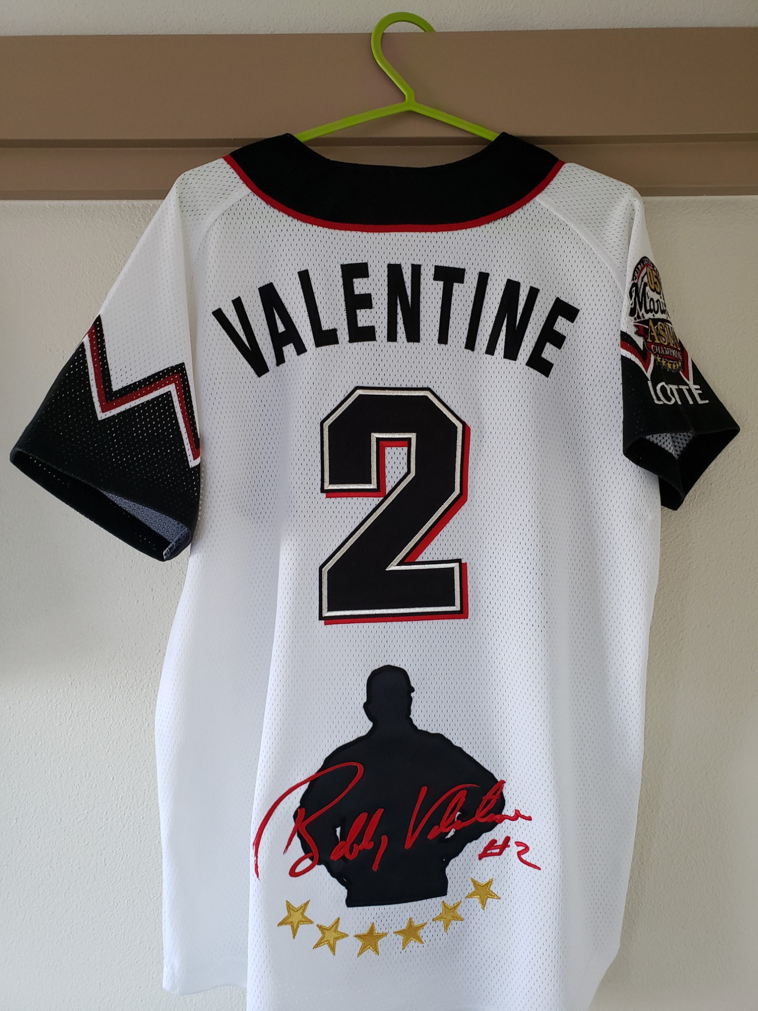 千葉ロッテマリーンズ ボビー・バレンタイン元監督 ユニフォーム