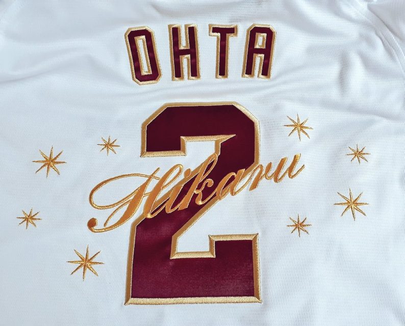 東北楽天ゴールデンイーグルス2019年ver.太田光選手のホームユニに登場