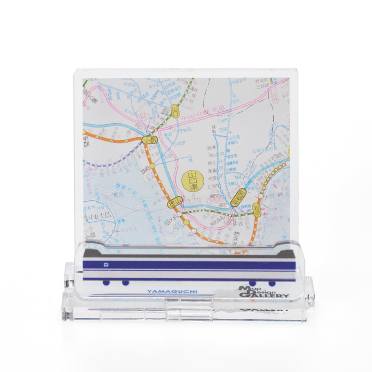 山陽新幹線つながる路線図アクリルスタンド コンプリートセット｜地図