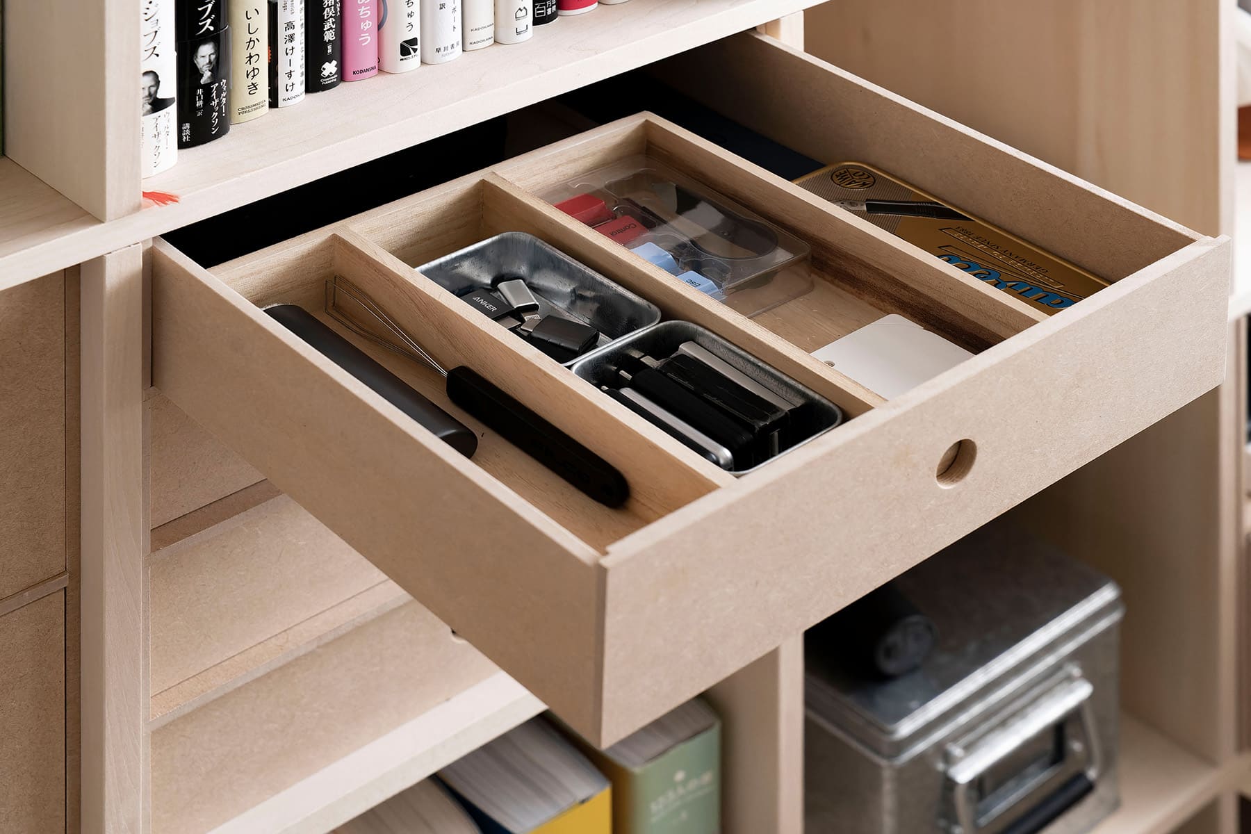 壁一面本棚計画 – Shelf 壁一面の本棚 奥行350 – マルゲリータお客様事例