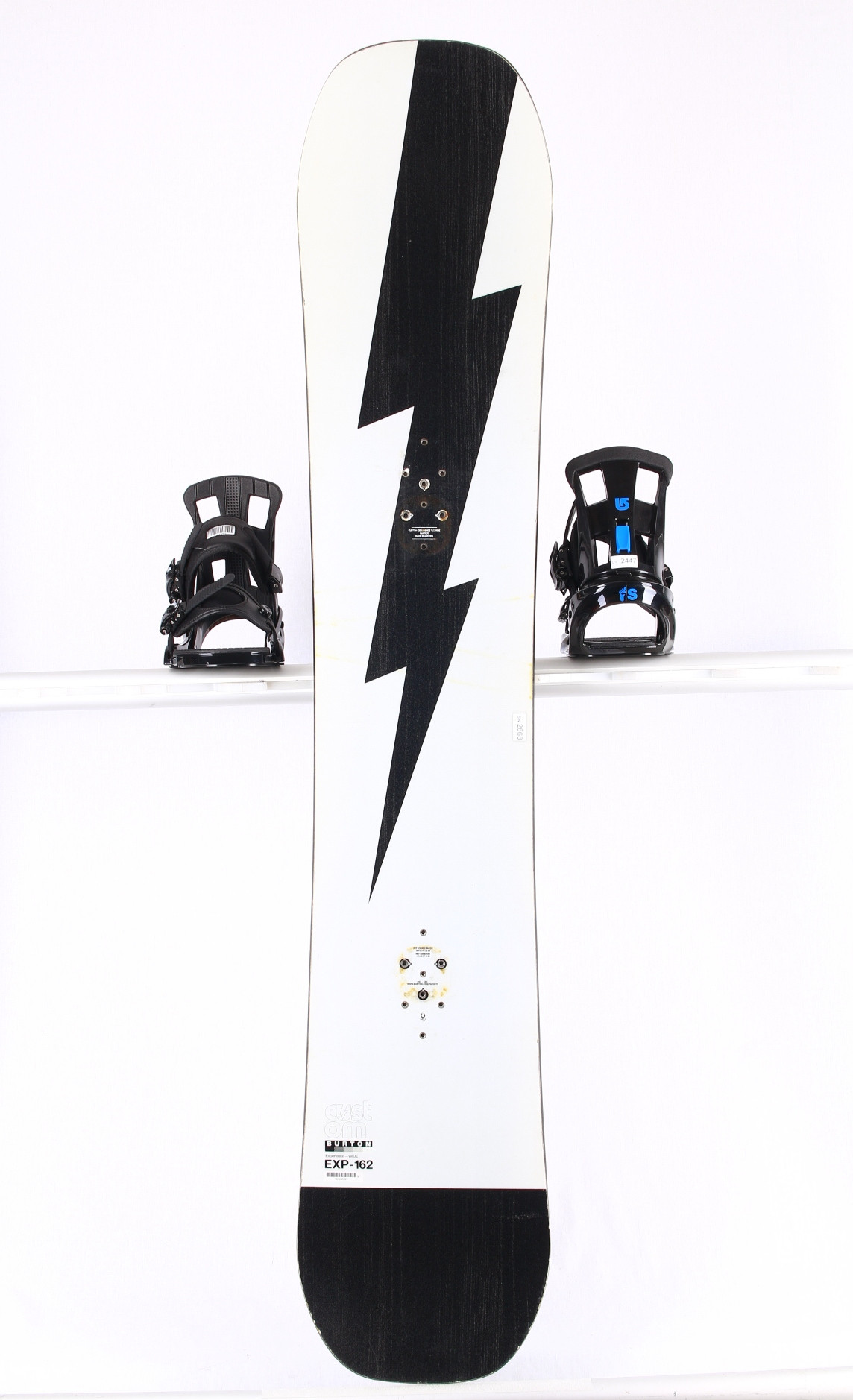 snowboard BURTON CUSTOM EXPERIENCE WIDE 2021, Black/white, CAMBER