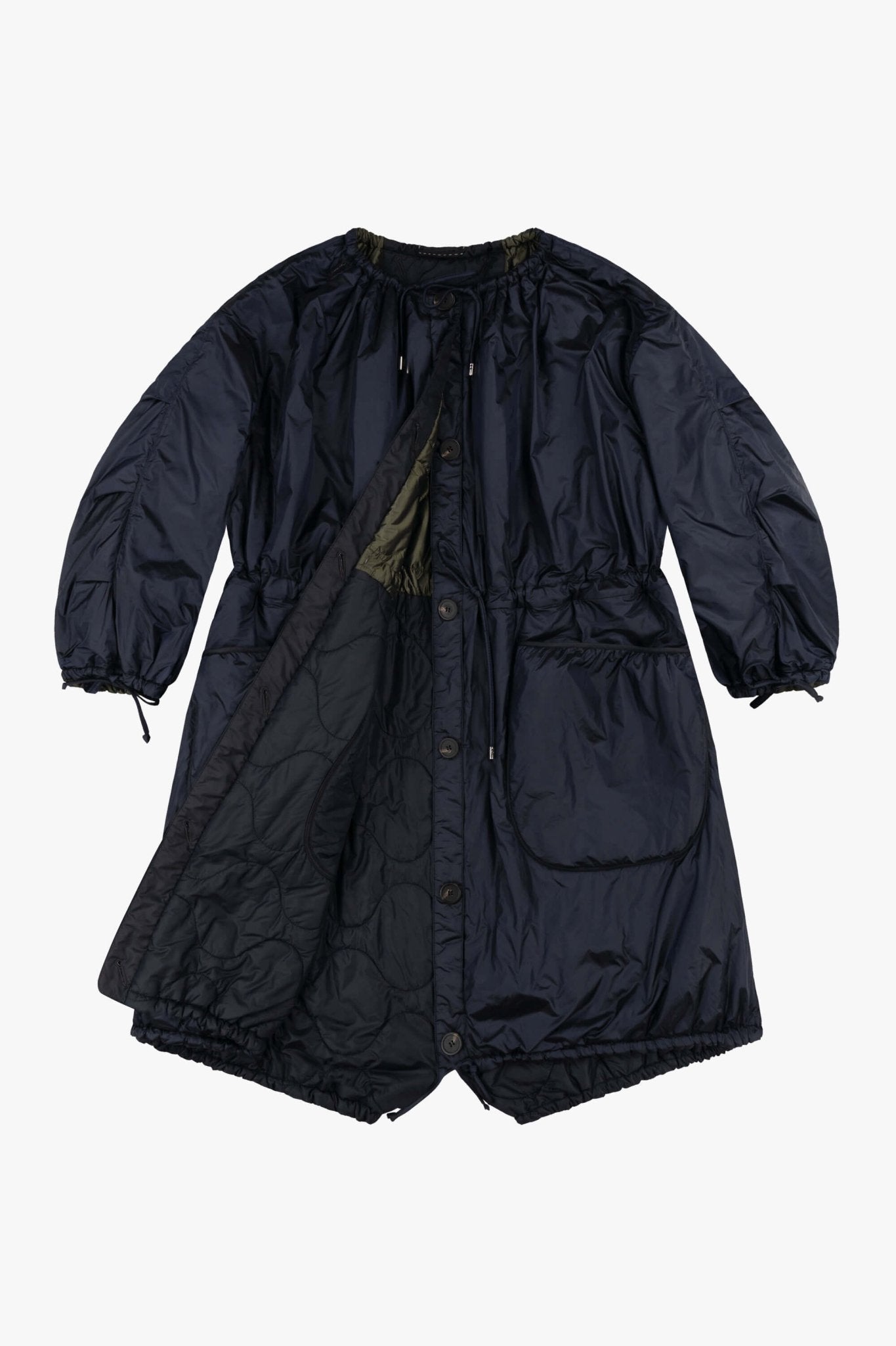 ParachuteParkaOliveandBlack-