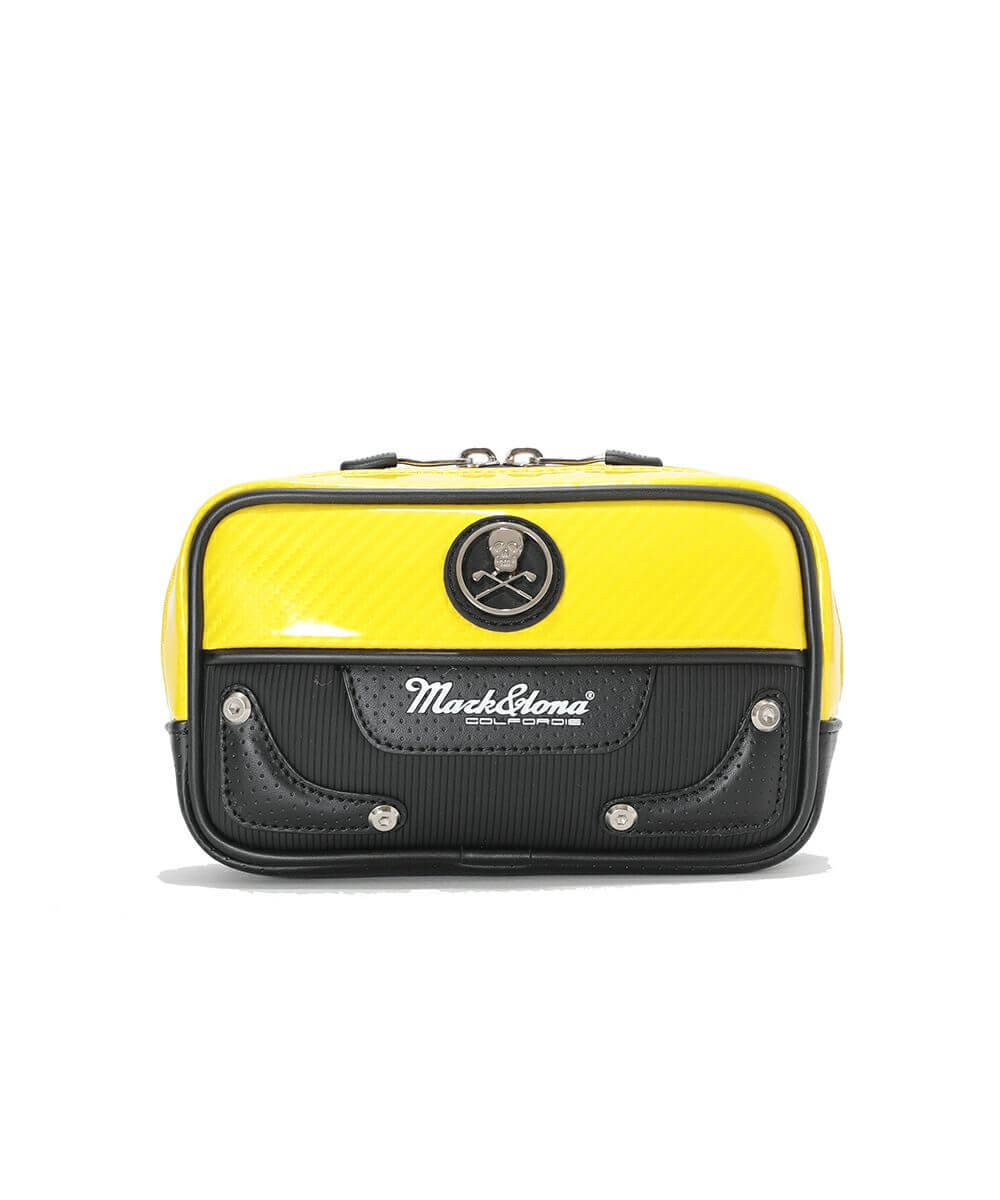 マークアンドロナ ポーチ 2022年モデル ゲージカモクラッチバッグ 総柄