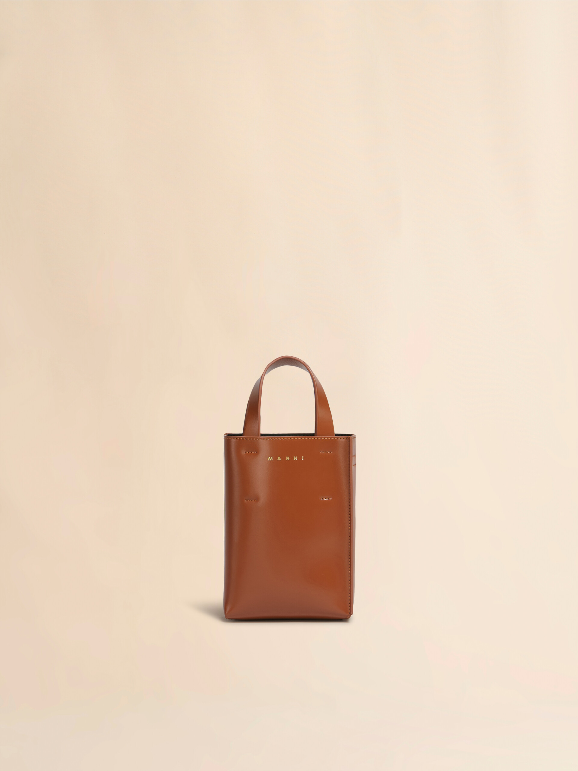 MUSEO nano bag in black leather | Marni
