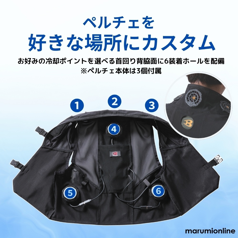 バートル ペルチェ IC101S アイスクラフト フルセット 冷却ベスト