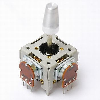 ジョイスティックユニット ツマミ付き TX-26PR3R-B10K ツバメ無線製