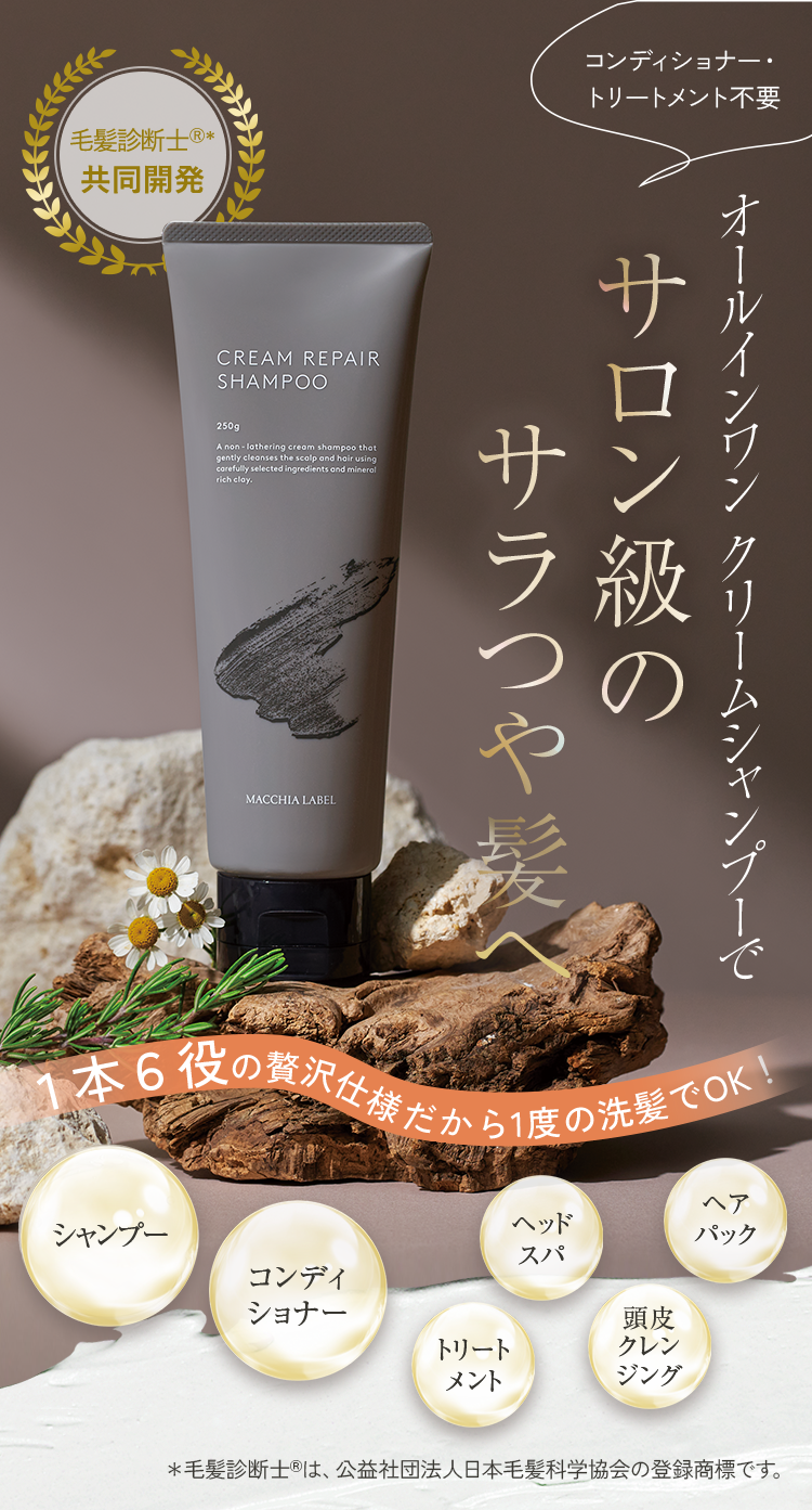 公式]オールインワンシャンプー クリームリペアシャンプー