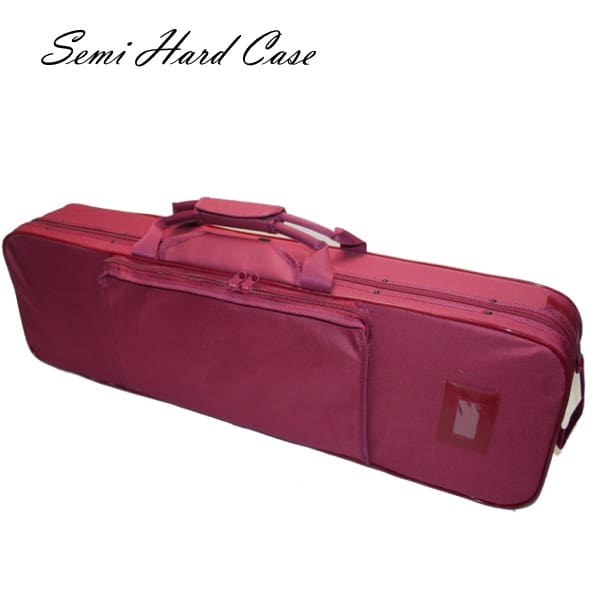 沖縄三線用 BOXタイプ（セミハード）ケース 赤 | 三線工房まちだ屋