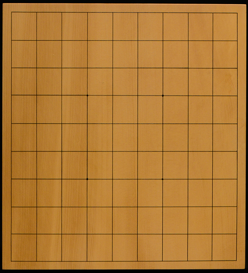 本榧足付将棋盤 5寸7分（天柾） sa50068 | 前川榧碁盤店