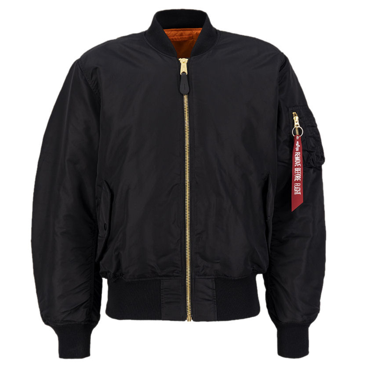 men's jacket (bomber) ALPHA INDUSTRIES - MA-1 - black_100101