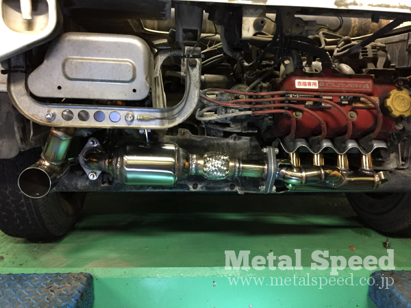 スバルサンバーK系トラック/バン（KS , KV）用ワンオフマフラー改良型