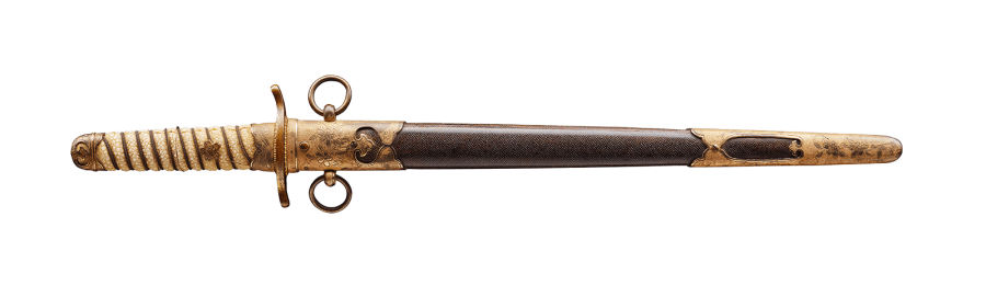 海軍士官 短剣拵（鮫革鞘）／名古屋刀剣博物館・名古屋刀剣ワールド