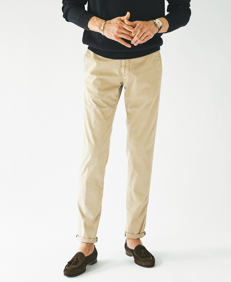 インコテックスの#100チノ」パンツが10年以上もベストセラーな理由