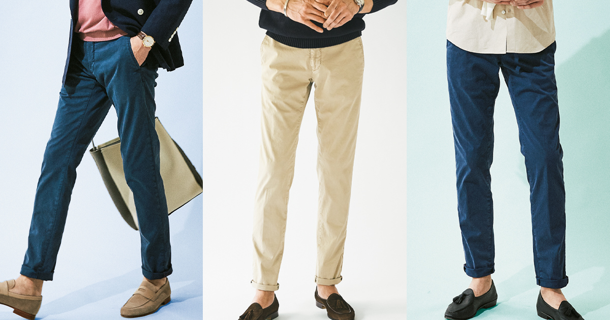 インコテックスの#100チノ」パンツが10年以上もベストセラーな理由