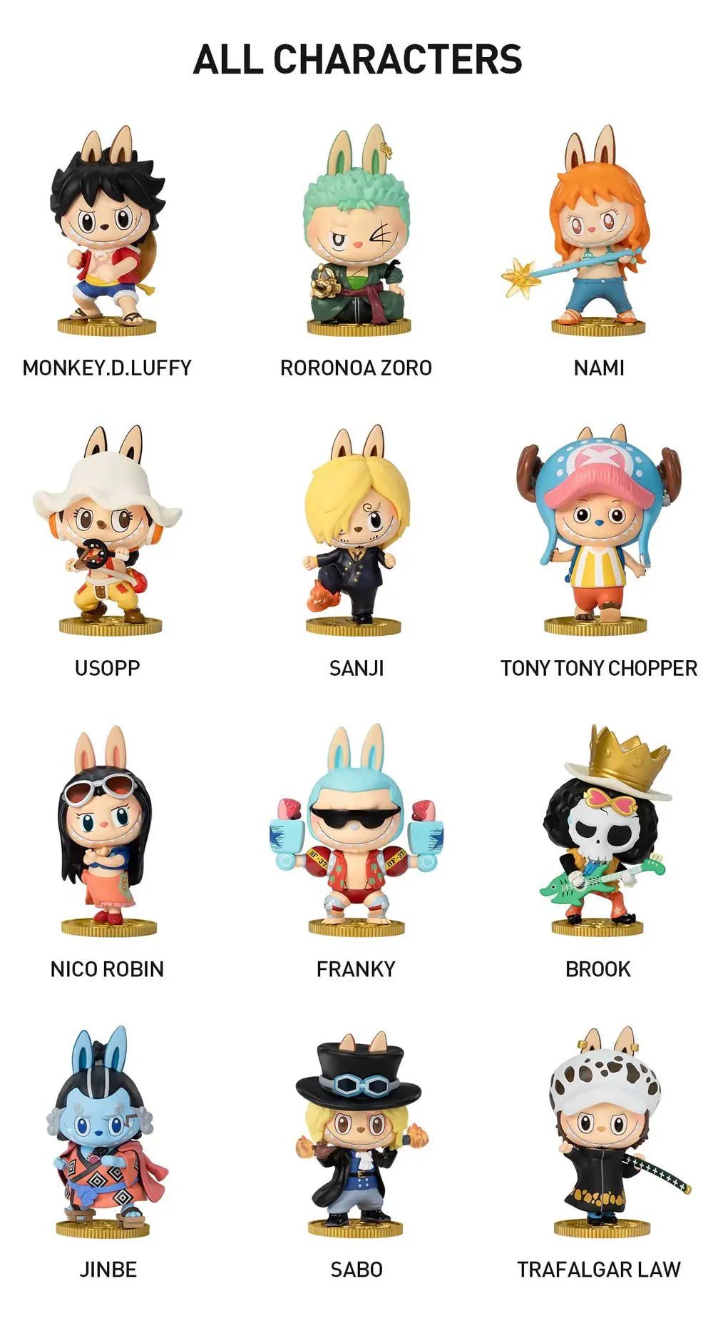 Pop Mart Labubu The Monsters x One Piece Series - Blind Box ()
