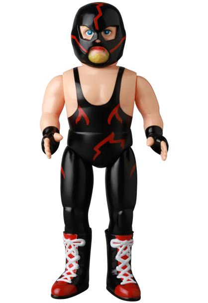 メディコムトイ ソフビ ファイティングシリーズ 初代タイガーマスク(逆