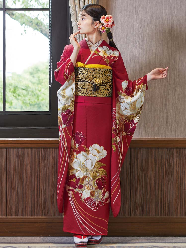 シンプルモダン振袖 H-507 | 岐阜・大垣・一宮で振袖レンタル・購入