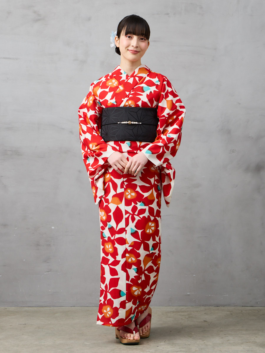 坂井仁香さんが着るゆかたコレクション02 | 振袖、浴衣なら着物の三松