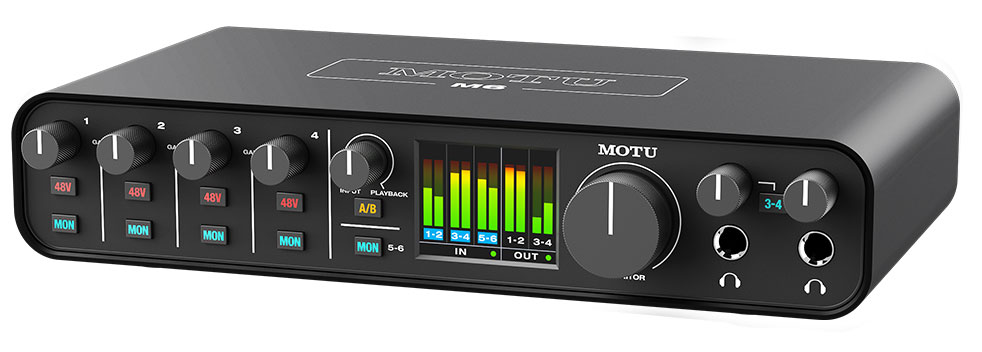 MOTUがUSB-Cオーディオインターフェイスの新製品M6を発表
