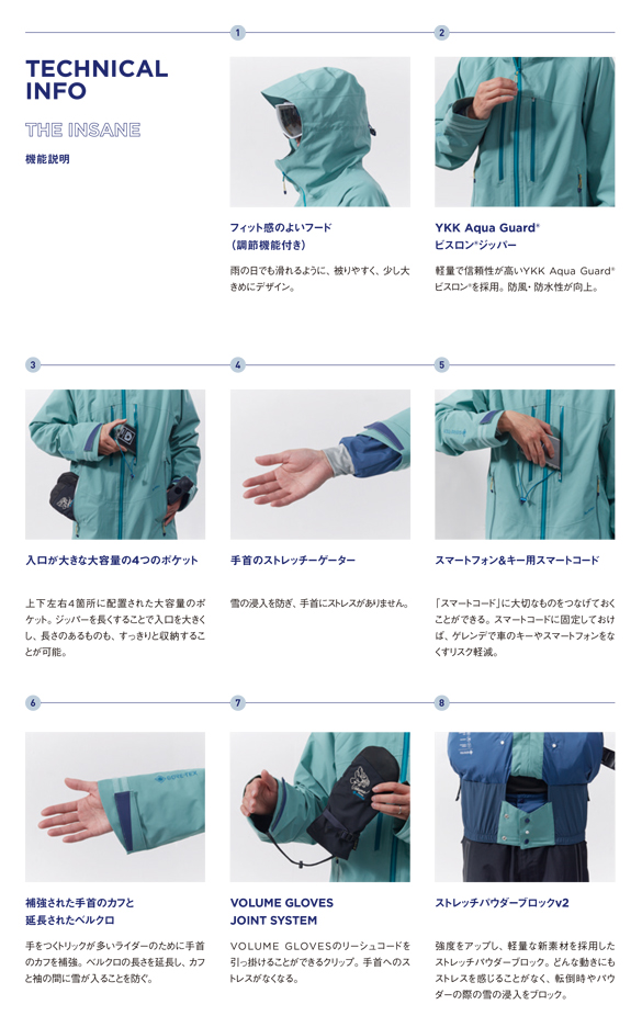 23-24 REW(アールイーダブリュー)・THE INSANE JACKET [GORE-TEX