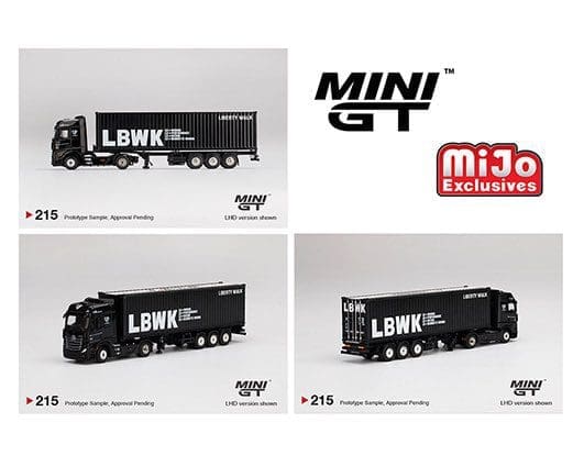 Mini GT 1:64 Mercedes Benz Actros With 40' Dry Container LBWK